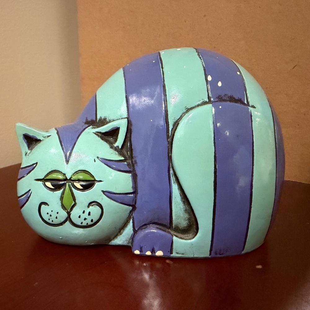 Vintage cat bank